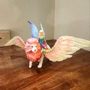 Bayala flying winged lion with rider